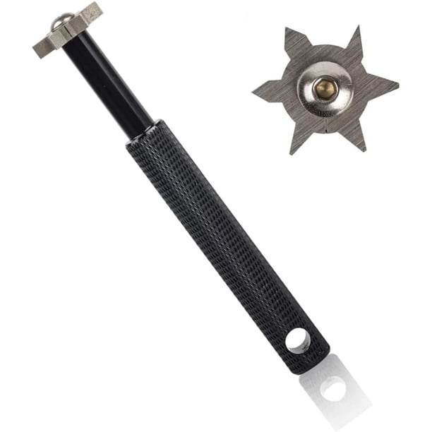 Afilador de ranuras para palos de golf, herramienta de accesorios de golf hecha para volver a ranurar palos, hierros, cuñas de lanzamiento y cuñas de arena