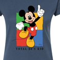 thumbnail image 3 of Disney - Total 90s Kid  - Juniors Fitted Graphic T-Shirt, 3 of 5