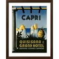 thumbnail image 2 of Art.com Capri Travel Poster Art Print, Brown Frame Wall Art, 32" x 40", 2 of 5