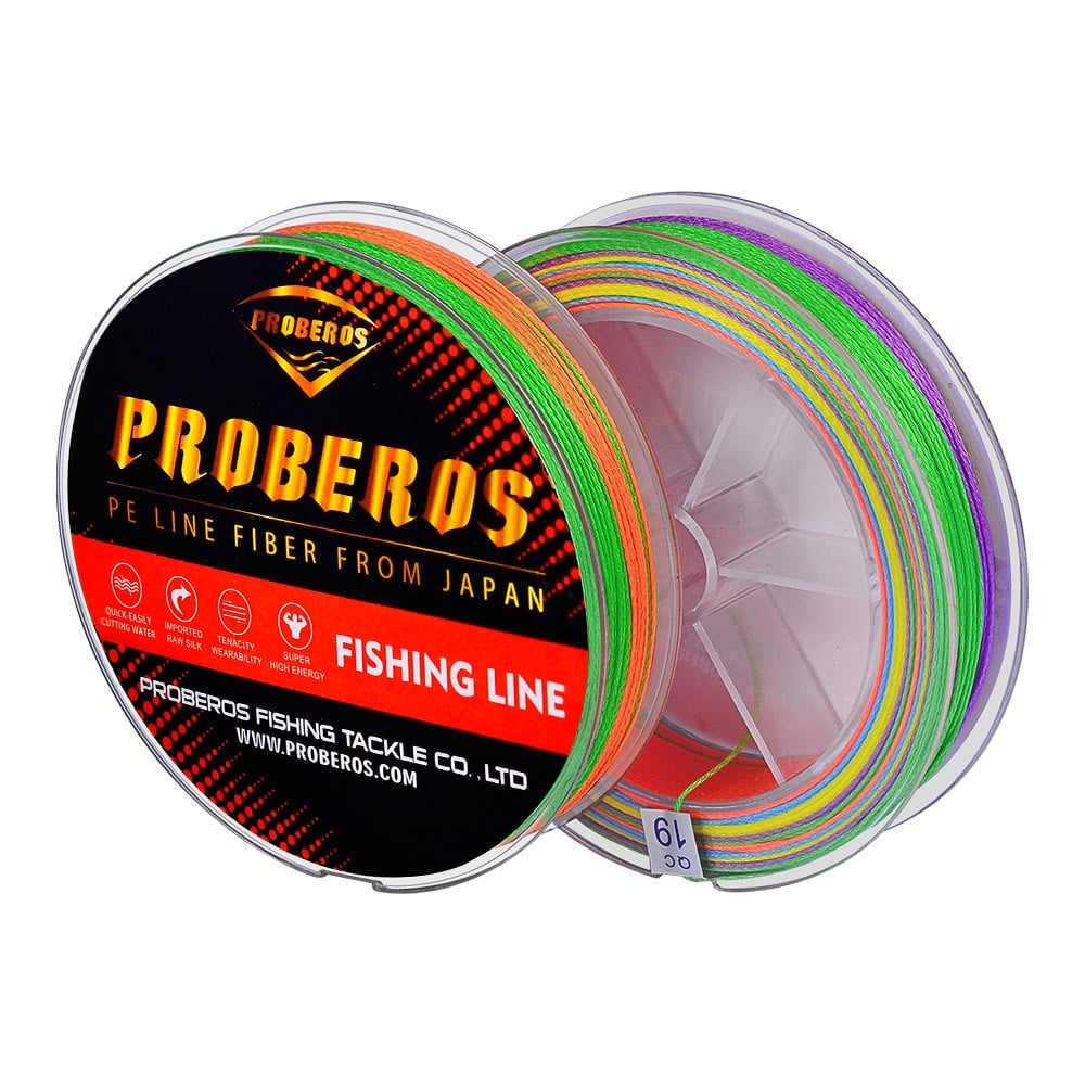 100m Super Strong 9 Strands Braided Fishing Line Multicolor PE Lines 0.6mm 