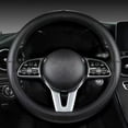 thumbnail image 2 of Morandi Color Steering Wheel Cover, Nappa Leather Fashionable Sporty Style, Universal 15 Inches, 2 of 9