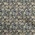 thumbnail image 1 of oneOone Cotton Jersey Teal Blue Fabric Abstract Geometric With Texture Sewing Fabric By The Yard Printed Diy Clothing Sewing Supplies 58 Inch Wide, 1 of 4