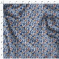 thumbnail image 4 of Soimoi Japan Crepe Satin Blue Fabric By the Yard - 54 Inch Wide - Florals Print Fabric - Elegant and Timeless Patterns for Fashion and Home Decor Printed Fabric, 4 of 6
