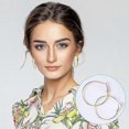 thumbnail image 5 of 96 Pcs Alloy Earring Hoop Round Open Beading Hoop Earring Making Kit for DIY Crafts Gift Wedding Party Festival, 5 of 5
