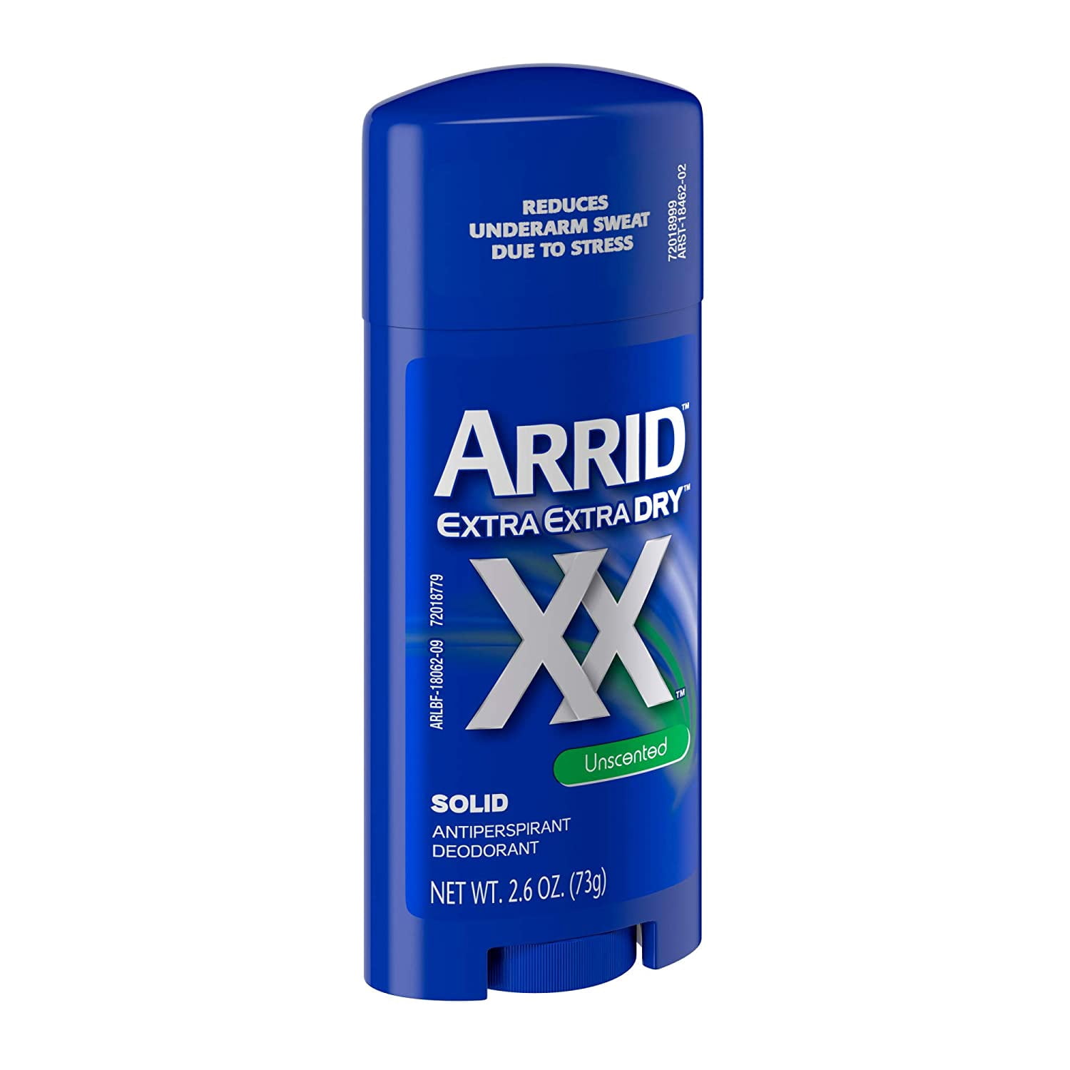 Pack of (24) Arrid XX Extra Extra Dry Solid Antiperspirant Deodorant, Unscented, Blue , 2.6 Oz