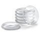 thumbnail image 1 of Wall Door Handle Plug, Silicone Transparent Anti-Collision Sticker, 1 of 5