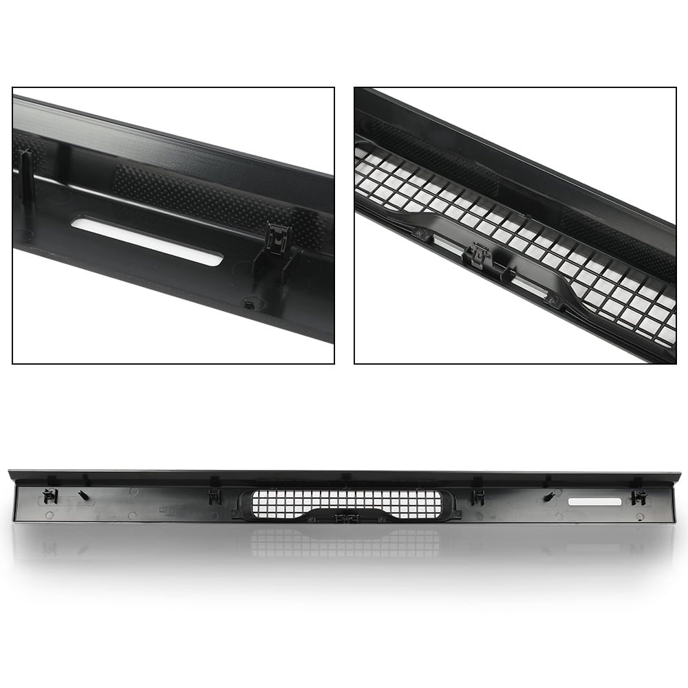 PIT66 Dash Top Cover Fit for Wrangler TJ Jeep 1997-2006 Defrost Vent Bezel Trim Black 55037036