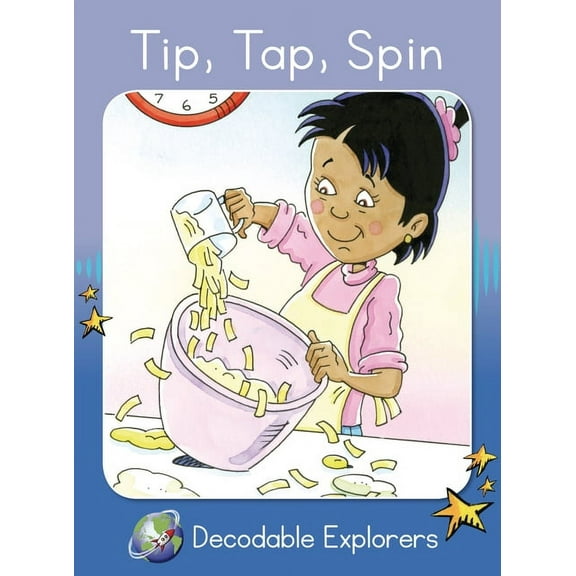 Red Rocket (Tm) Readers Decodable Explor Tip, Tap, Spin: Skills Set 1, (Paperback)