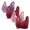 Purple, variant on Cavosen Womens Push up Bra Plus Size Wireless Bras Push Up Full Coverage Stretch Bralettes Wide Straps Breathable Everyday Underwear