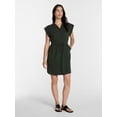 thumbnail image 3 of Time and Tru Women's Utility Shirtdress, Sizes XS-XXXL, 3 of 6