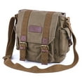 thumbnail image 3 of Gootium Messenger Bag Canvas Satchel Cross Body Shoulder Bag, Men's Purse Green, 3 of 6
