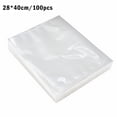 thumbnail image 1 of Bolsas al vacío Alimentos Vegetales Frutas Sellado al vacío Bolsa transparente Selladora Accesorio para máquina, 28x40cm 100 Uds Methold HA5237-11B, 1 of 7