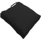 thumbnail image 2 of Miuline - Juego de 4 fundas para cojines de silla de comedor, extraíbles y lavables, de repuesto con lazos y cremallera, para cocina, comedor, jardín (solo funda) (negro, 56 x 51 cm), 2 of 5