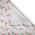 thumbnail image 6 of Ambesonne Flamingo Valance & Curtain, Hawaii Springtime, 55"x45", Orange Coral White, 6 of 6