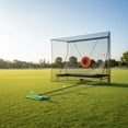 thumbnail image 4 of 10x8 FT Golf Practice Net with Ball Return & Mat – Heavy Duty Hitting Net with Ball Blanket, Portable for Indoor/Outdoor Swing Training, Baseball & Softball, 4 of 9