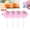 Pink - 4pc, variant on 4Pack Silicone Lollipop Ice Cream Maker, Homemade Molds, DIY Maker Mold - Reusable Ice Ball Maker Mold,Pink - 4pc