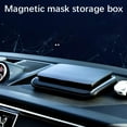 thumbnail image 5 of Magnetic Car Dashboard Storage Box for Masks, ABS Material, 4-6 Mask Capacity, Stable Cushion, Strong Magnetic Closure, Flat Design, Hygienic Cover, No Damage to Car Surface, 5 of 9