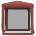 thumbnail image 2 of vidaXL Party Tent with 4 Mesh Sidewalls Red 2x2 m HDPE, 2 of 4