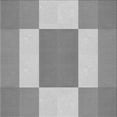 thumbnail image 1 of Ahgly Company Tapis d'Intérieur Lavable en Machine Carré Gris Platine, 6 Pieds Carré, 1 of 7