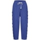 thumbnail image 4 of Pantalones capri ligeros de lino liso con cinturón y botones laterales para mujer - Pantalones cortos informales de cintura alta, 4 of 5