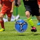thumbnail image 3 of Balón De Fútbol Soidarity Pelota PU Tamaño 5 Club Practicar Deportes Aire Libre Azul, 3 of 6