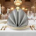thumbnail image 2 of Unique Bargains 6Pcs Cotton Reusable Party Cloth Napkins Gray 18x18inch, 2 of 6