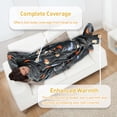 thumbnail image 3 of Catalonia Wearable TV Blanket with Sleeves Arms & Feet pockets for Adult Micro Plush Fleece Large Wrap Throw Robe, 3 of 7