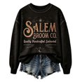 thumbnail image 4 of Womens Tops Fall Sales Witch Graphic Print Lightweight Pullover Halloween Sweatshirt for Women, 4 of 4