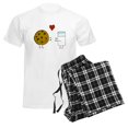 thumbnail image 6 of CafePress - Cookie Loves Milk Men's Light Pajamas - Men's Light Loose Fit Cotton Pajama Set, 6 of 7