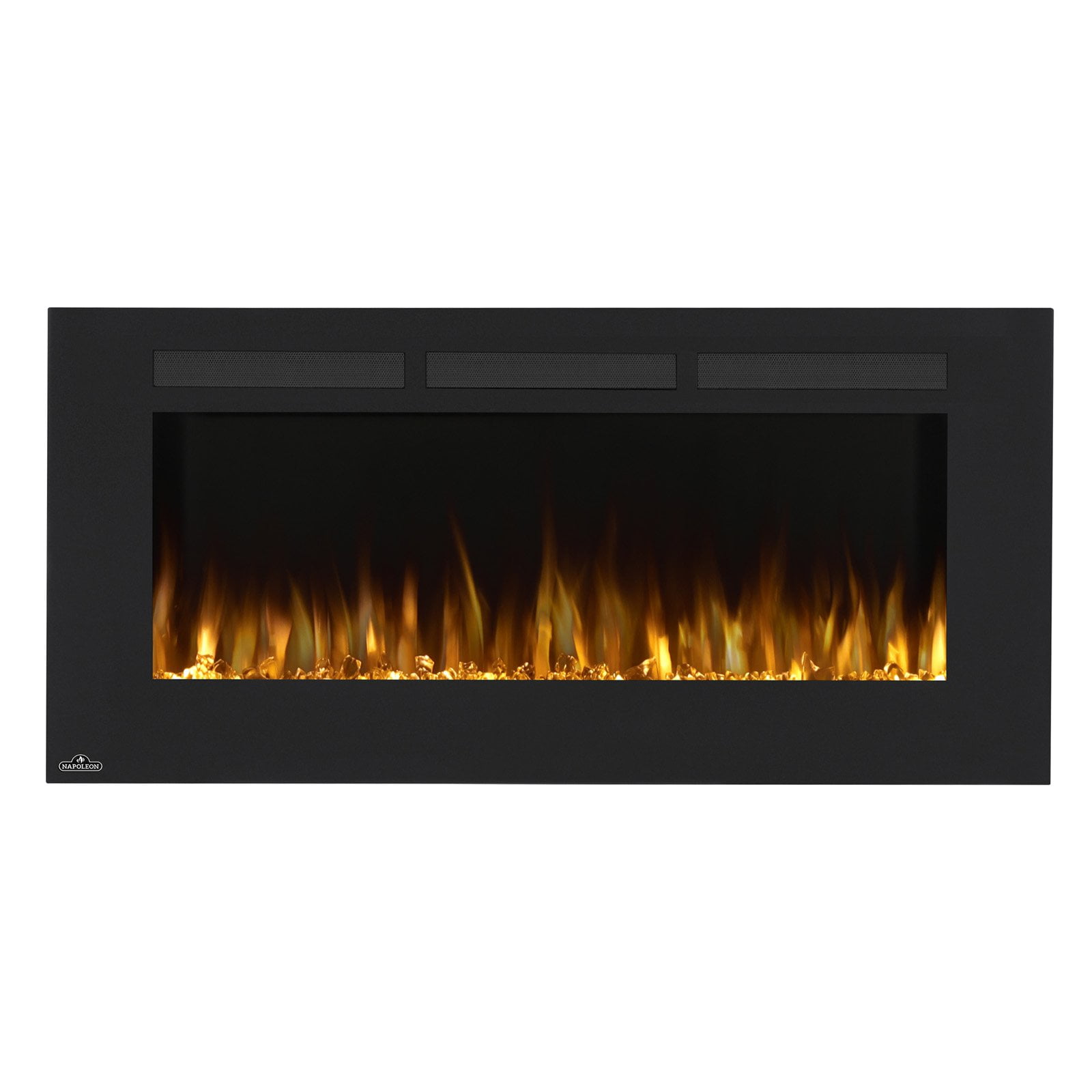 Napoleon Allure 50 Inch Linear Wall Mount Electric Fireplace Walmart Com Walmart Com