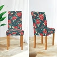 thumbnail image 3 of Yayeee 2 Pack Dining Chair Covers Stretch Parson Chairs Slipcovers Seat Protector, Christmas Themed Leaves, 3 of 6