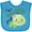 Turquoise, variant on Inktastic Im a Turtle-ly Amazing Girl Cute Turtle Girls Baby Bib
