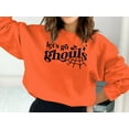 thumbnail image 3 of Let's Go Ghouls, Hallween Sweatshirt, Halloween Sweatshirt, Funny Halloween Shirt, Skeleton Shirt, Fall Shirt, Cute Womens Fall T-shirt, 3 of 8