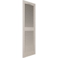 thumbnail image 2 of 12"W x 55"H EverColor Open Louver Shutters, w/Installation Shutter-Lok's & Matching Screws (Per Pair), Clay, 2 of 8