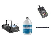 Chauvet DJ Hurricane Fog Machine & Fog Fluid & American DJ Blacklight Fixture