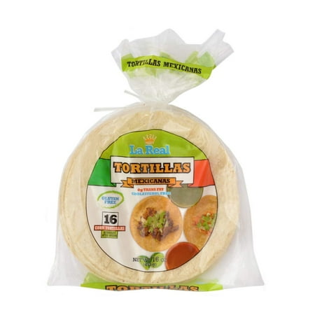 La Real: Corn Tortillas Mexicanas, 16 Oz Pack Of 25