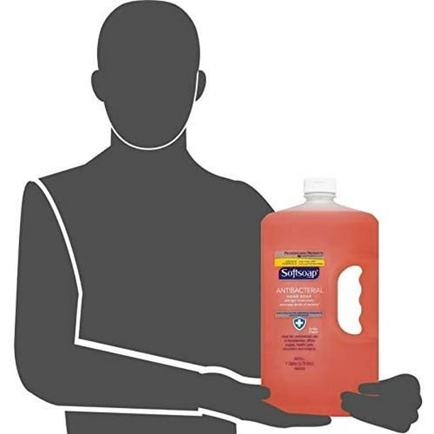 Softsoap Antibacterial Hand Soap, Crisp Clean, 1 Gallon Refill