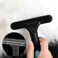 thumbnail image 6 of Dog Rake Deshedding Dematting Brush Comb Undercoat Rake for Dogs Cats Short Long Hair Pet Brushes Shedding with Double Row Pins, 6 of 8