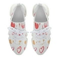 thumbnail image 5 of Heart Pattern Walking Shoes for Men Woman Lightweight Tennis Fashion Elastic Sports Shoes Cushion Basketball Shoes, 5 of 7