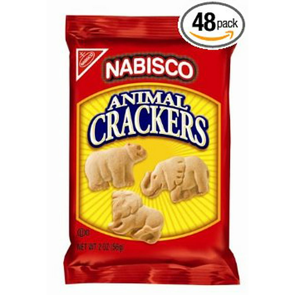 48 PACKS Nabisco Animal Crackers, 1Ounce Packages