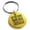Gold, variant on Stainless Steel Letter J Initial Floral Box Monogram Engraved Small Medallion Circle Charm Keychain Keyring