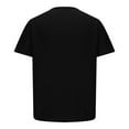 thumbnail image 4 of Jinhomg Mens Casual Waffle Tee Shirt Big and Tall Comfy Solid Henley Shirts Regular Fit Short Sleeve Button T-Shirts 2025 Dressy Spring Summer Tops Black XXL, 4 of 6