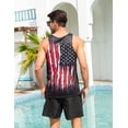 thumbnail image 5 of 3D Graphic Tank Tops for Men Quick Dry Cool Artwork Sleeveless Shirts for Summer Beach Exercise Fitness, 5 of 5