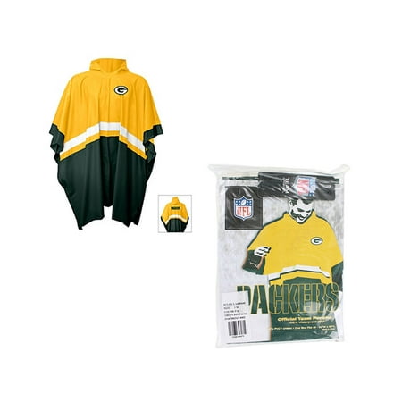 Green Bay Packers Official Team Rain Poncho