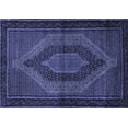 thumbnail image 1 of Ahgly Company Machine Washable Indoor Rectangle Persian Blue Traditional Area Rugs, 7' x 10', 1 of 4