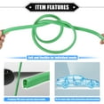 thumbnail image 4 of Unique Bargains Car Door Edge Guard, 16.4ft U Shape Rubber Edge Trim Seal Strip Protector Universal for Car Truck ATV Boat Multifunctional No Glue Iron Green, 4 of 7