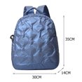 thumbnail image 3 of Bolsa Mochila de algodón de espacio cálido de invierno Mochilas escolares unisex de gran capacidad (azul) Ehuebsd Para Estrenar, 3 of 9