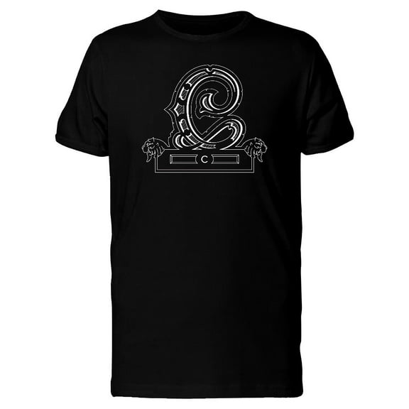 Capital Letter C Tee Men's -Image by Shutterstock