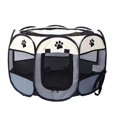 thumbnail image 1 of Portable Foldable Pet Tent Kennel Octagonal Fence Puppy Shelter Easy To Use Outdoor Easy Operation Large Dog Cages Cat Fences ShopWise Round, 1 of 13