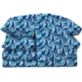 thumbnail image 2 of Kids Rule 3 Piece Sheet Set, Dinosaur Camo, Blue - Twin, 2 of 5